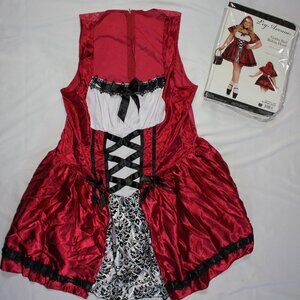 Leg Avenue (Dress Only) Sexy Gothic Red Riding Hood Costume Plus Size 1X 2X